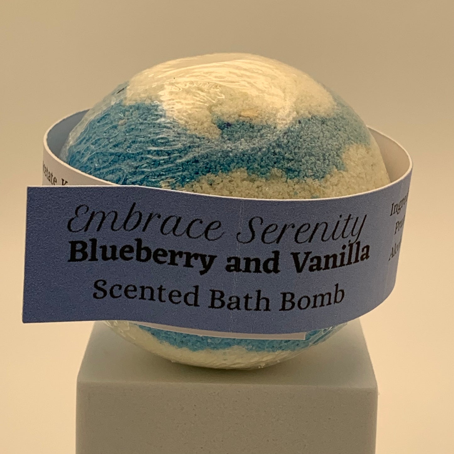 Blueberry and Vanilla Bath Bomb