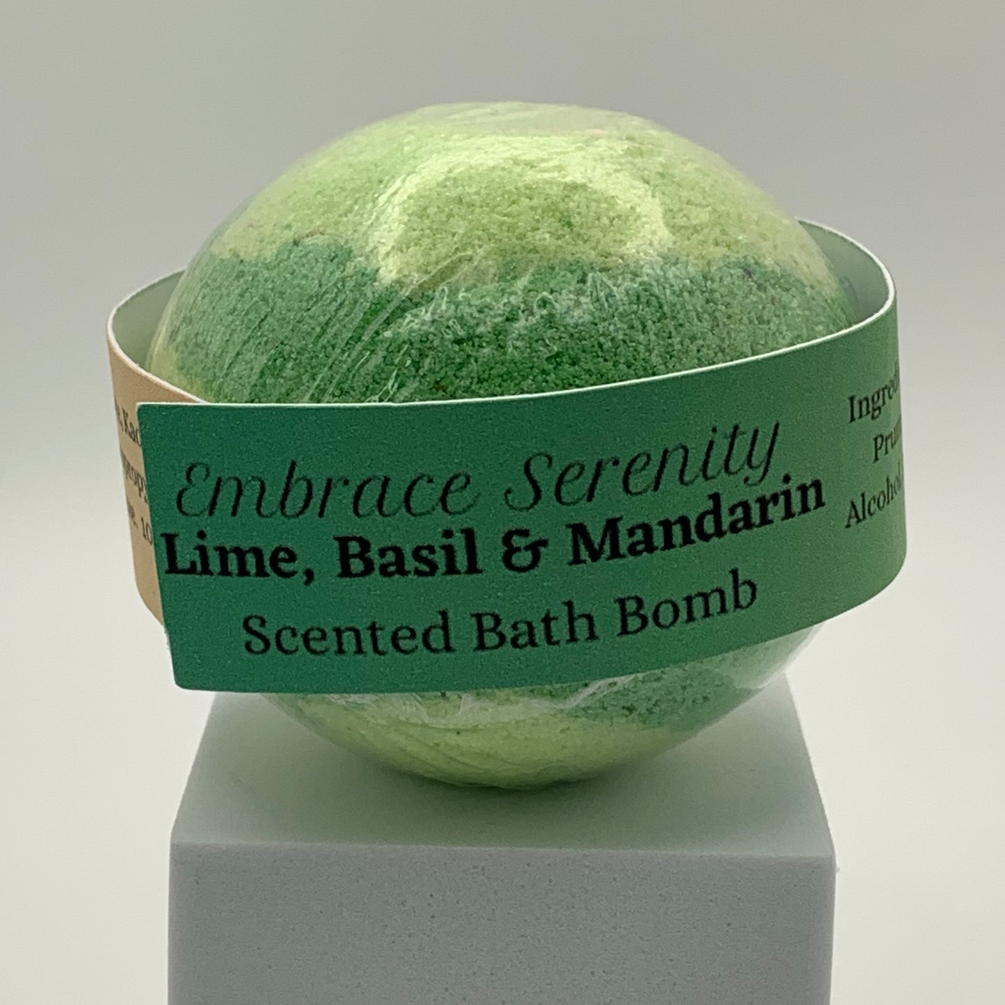 Lime, Basil and Mandarin Bath Bomb