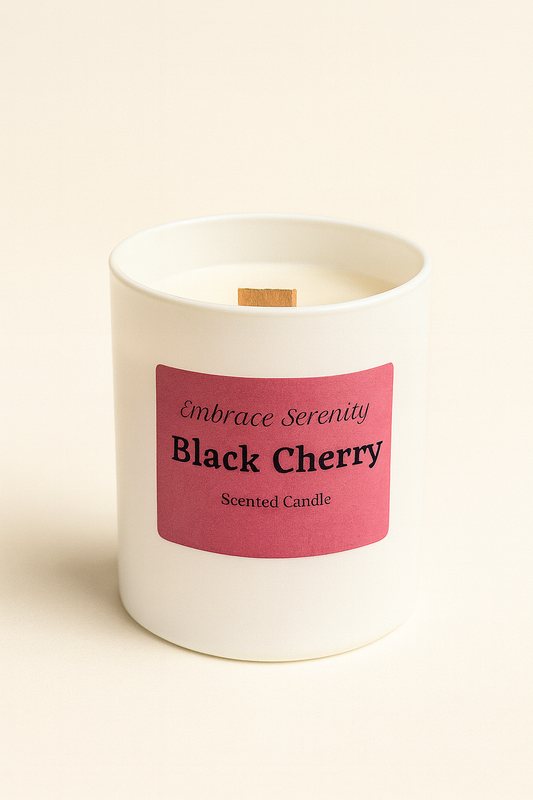 Black Cherry Scented Candle