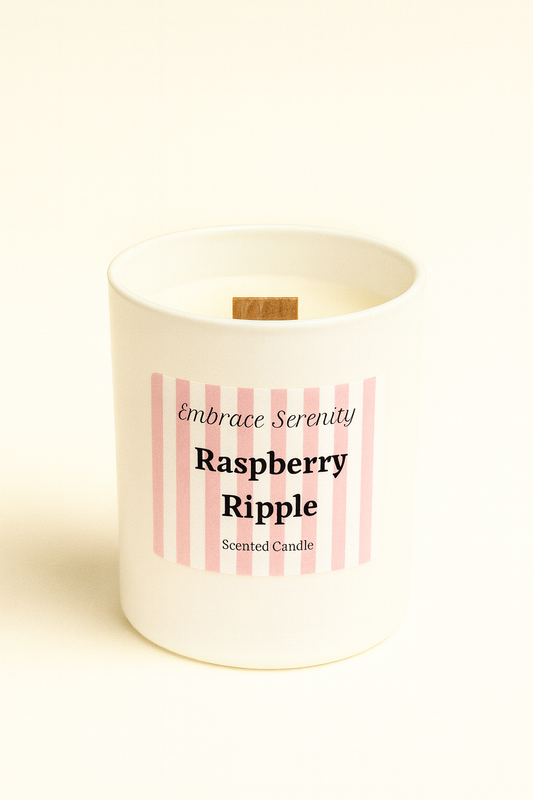 Raspberry Ripple Scented Candle