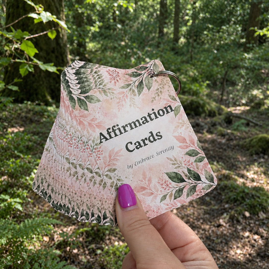 Affirmation Cards with Grounding Exercises | 15 Daily Self-Care Affirmations